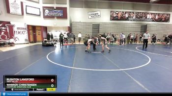 117 lbs Quarterfinal - Rushton Langford, West Valley vs Warren Christensen, Champions Wrestling Club