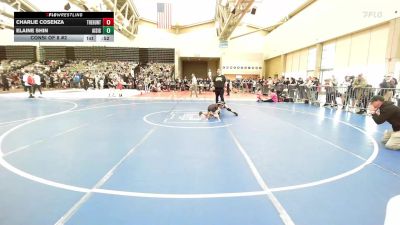 63-M lbs Consi Of 8 #2 - Charlie Cosenza, The Hunt Wrestling Club vs Elaine Shin, All I See Is Gold Academy