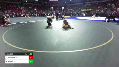 152 lbs Round Of 32 - Jojo Andrade, Palma (CC) vs Brokton Borelli, Los Banos (SJ)