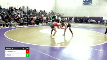 150 lbs Round Of 32 - Antonio Jiminez, Fair Lawn vs Liam Boyle, River Dell