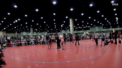 110 lbs Semis & 1st Wb (8 Team) - Kaydee Jackson, AR- 15 Pink vs Paris Turner, Mat Clash Beast Mode