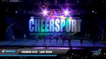 Thunder Elite - Lady Reign [2021 L3 Junior - D2 - Small - B Day 2] 2021 CHEERSPORT National Cheerleading Championship
