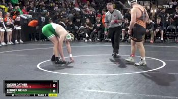 215 lbs Semis - Ledger Nehls, Osage vs Ayden Dather, Sergeant Bluff-Luton