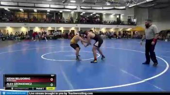 197 lbs Cons. Round 2 - Alex Gronkiewicz, Manchester vs Aidan Belgiorno, Heidelberg