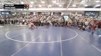 215 lbs Cons. Round 6 - Miguel Gomez, Hillcrest CA vs Mitt Palmer, American Fork