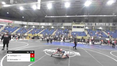 80 lbs Final - Madilynn Gallegos, Pomona Elite vs Payton Schroeder, Top Notch WC