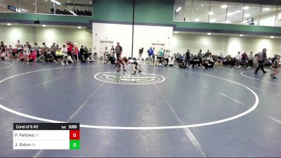 65 lbs Consi Of 8 #2 - Paxton Fellows, TX vs Jett Sidun, PA