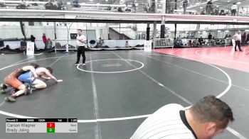 120A lbs Rr Rnd 3 - Carson Wagner, Northampton vs Brady Joling, Quest / Chartiers Valley Hs