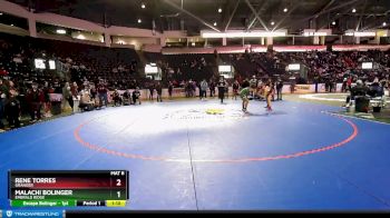 106 lbs Quarterfinal - Malachi Bolinger, Emerald Ridge vs Rene Torres, Granger