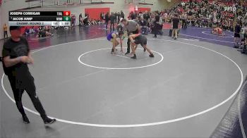 126 lbs Champ. Round 2 - Jacob Jump, Newberg vs Joseph Corrigan, Tualatin