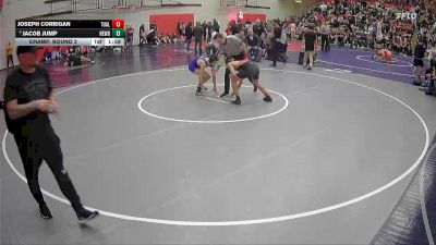126 lbs Champ. Round 2 - Jacob Jump, Newberg vs Joseph Corrigan, Tualatin