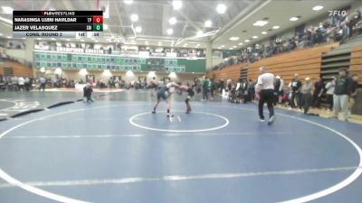120 lbs Cons. Round 2 - Narasinga Ujjini Havildar, Torrey Pines vs Jazer Velasquez, San Marcos