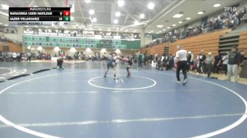 120 lbs Cons. Round 2 - Narasinga Ujjini Havildar, Torrey Pines vs Jazer Velasquez, San Marcos