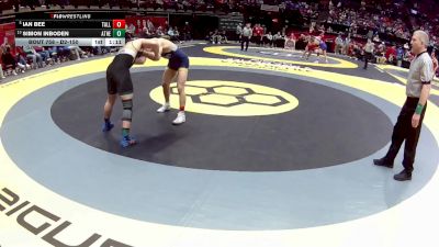 D2-150 lbs Quarterfinal - Ian Bee, Tallmadge vs Simon Inboden, Athens