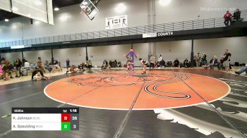 122 lbs Rr Rnd 2 - Kyla Johnson, Beast Mode Pink vs Alexes Spaulding, Beast Mode Green