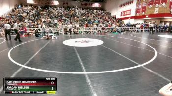 125 lbs 1st Place Match - Jordan Nielsen, Lander Valley vs Catherine Hendricks, Torrington