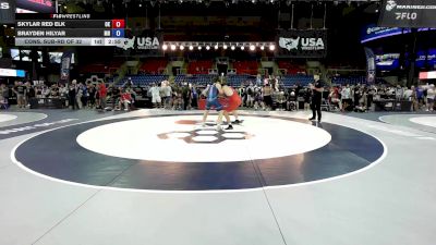 190 lbs Cons. Sub-rd Of 32 - Skylar Red Elk, OK vs Brayden Hilyar, MN