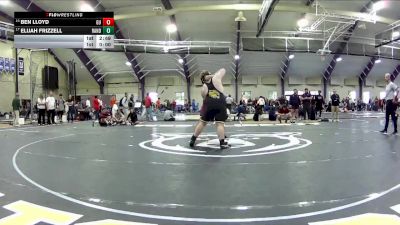 285 lbs Champ. Round 1 - Elijah Frizzell, Randolph vs Ben Lloyd, Gannon University