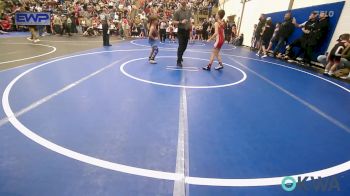 64-67 lbs Semifinal - Drake Lear, Fort Gibson Youth Wrestling vs Kyson Barnett, Twin Hills