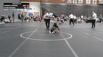 44 lbs Round 1 - Gabriella Manson, Mighty Warriors Wrestling Academy vs Na`ire Pearson, Underground Wrestling Academy