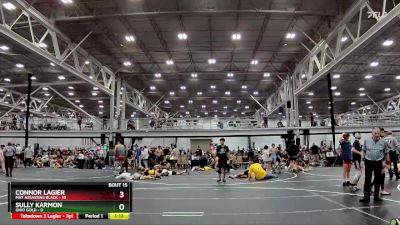 120 lbs Round 4 (8 Team) - Connor Lagier, Mat Assassins Black vs Sully Karmon, Ohio Gold