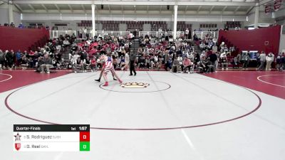 190 lbs Quarterfinal - Sebastian Rodriguez, St. John's School vs Dylan Reel, Baylor School