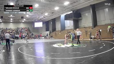 285 lbs Quarterfinal - William Sticklin, West Virginia University Institute Of Technology vs Earnest Johnson, Life University