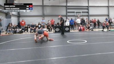 65 kg Champ. Rd Of 16 - Emma Antoni, Pinnacle Wrestling Club vs Erika Sleznikow, Marshfield Wrestling Club