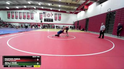 285 lbs Cons. Round 4 - Keala Mahe, Utah Tech University vs Mustafa Farha, Palomar College