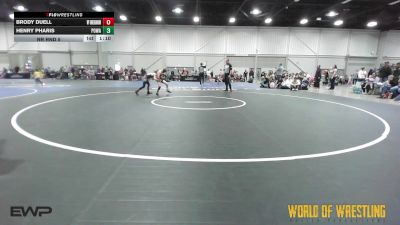 76 lbs Rr Rnd 5 - Brody Duell, Wyoming Underground vs Henry Pharis, POWA 12U