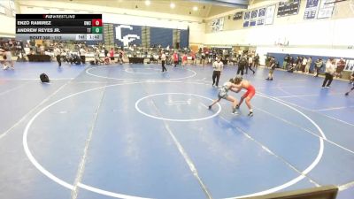 113 lbs Semifinal - Andrew Reyes Jr., Team Thunder vs Enzo Ramirez, Delta Wrestling Club