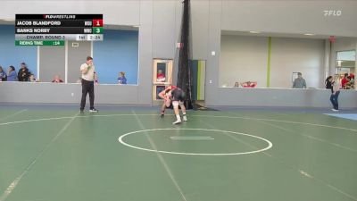 165 lbs Champ. Round 3 - Jacob Blandford, Western Colorado University vs Banks Norby, Western Wyoming College