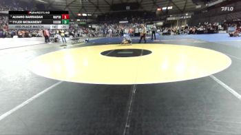 Boys 1A 113 lbs 3rd Place Match - Alvaro Barragan, Wapato vs Tyler McManemy, Cascade Christian