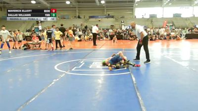 60 lbs Semifinal - Maverick Elliott, Mat Assassins Black - EL vs Dallas Williams, POWA - EL