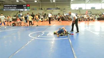 60 lbs Semifinal - Maverick Elliott, Mat Assassins Black - EL vs Dallas Williams, POWA - EL