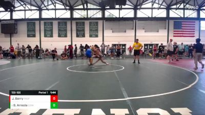 159-166 lbs Cons. Round 2 - Byron Arreola, Wheeling High School vs Jayden Berry, Oregon