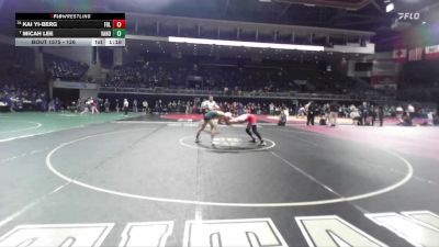 126 lbs Quarterfinal - Micah Lee, Vanden vs Kai Yi-berg, Folsom