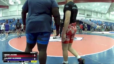 125-130 lbs Round 2 - Reese Jacobs, MO vs Kaleigh Allender, IL