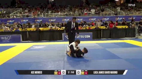 Ace Mendes vs Luca James David Marino 2026 Pan Kids Jiu-Jitsu IBJJF Championship