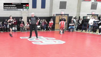 132 lbs Quarterfinal - Alexia Coleman, Salem vs Charlize Mariluz, Milton