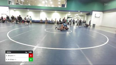 190 lbs Consi Of 16 #2 - Elijah Brown, PA vs Sepanta Ahanj-Elias, MD