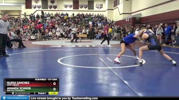 117-126A 1st Place Match - Alissa Sanchez, West Liberty vs Amanda Schnor, Benton Community