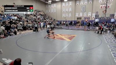 126 lbs Champ. Round 2 - Jordan Miller, Independence vs Jackson Kropp, Rossview