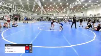 77 lbs Rr Rnd 4 - Juliette Trout, Misfits Sweet Lightning vs Camryn Gresham, BullTrained Women