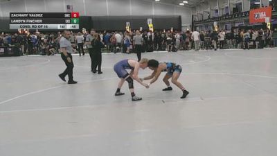 126 lbs Cons. Rd Of 16 - Zachary Valdez, 505 Wrestling Club vs Landyn Fincher, Elgin High School