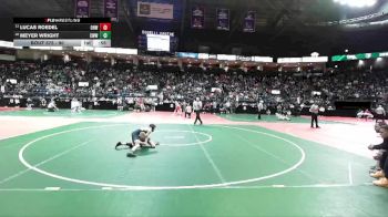 90 lbs Cons. Round 2 - Meyer Wright, CWWA vs Lucas Roedel, OHW1