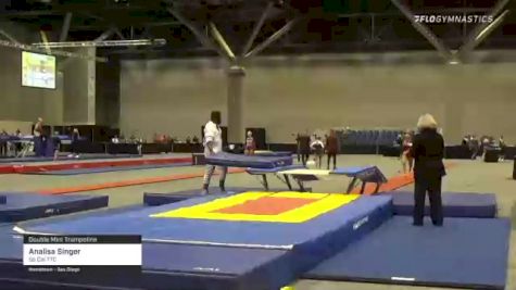 Analisa Singer - Double Mini Trampoline, So Cal TTC - 2021 USA Gymnastics Championships