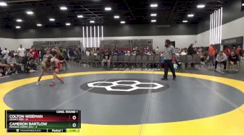 70 lbs Semis & 1st Wrestleback (8 Team) - Cameron Bartlow, Minions Green (GA) vs Colton Wiseman, Legacy Red