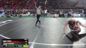 5A 195 lbs Quarterfinal - Kody Biggs, Kuna vs Maxim Osmond, Owyhee