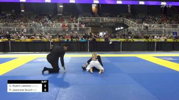 Charlotte Ryann Leblanc vs Peyton Jeanrose Scurti 2023 Pan Kids Jiu-Jitsu IBJJF Championship